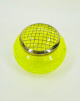 URANIUM GLASS ROSE BOWL/VASE
