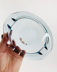 1960s signed Holmegaard glass ashtray
