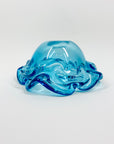 TURQUOISE RUFFLE RIM BOWL