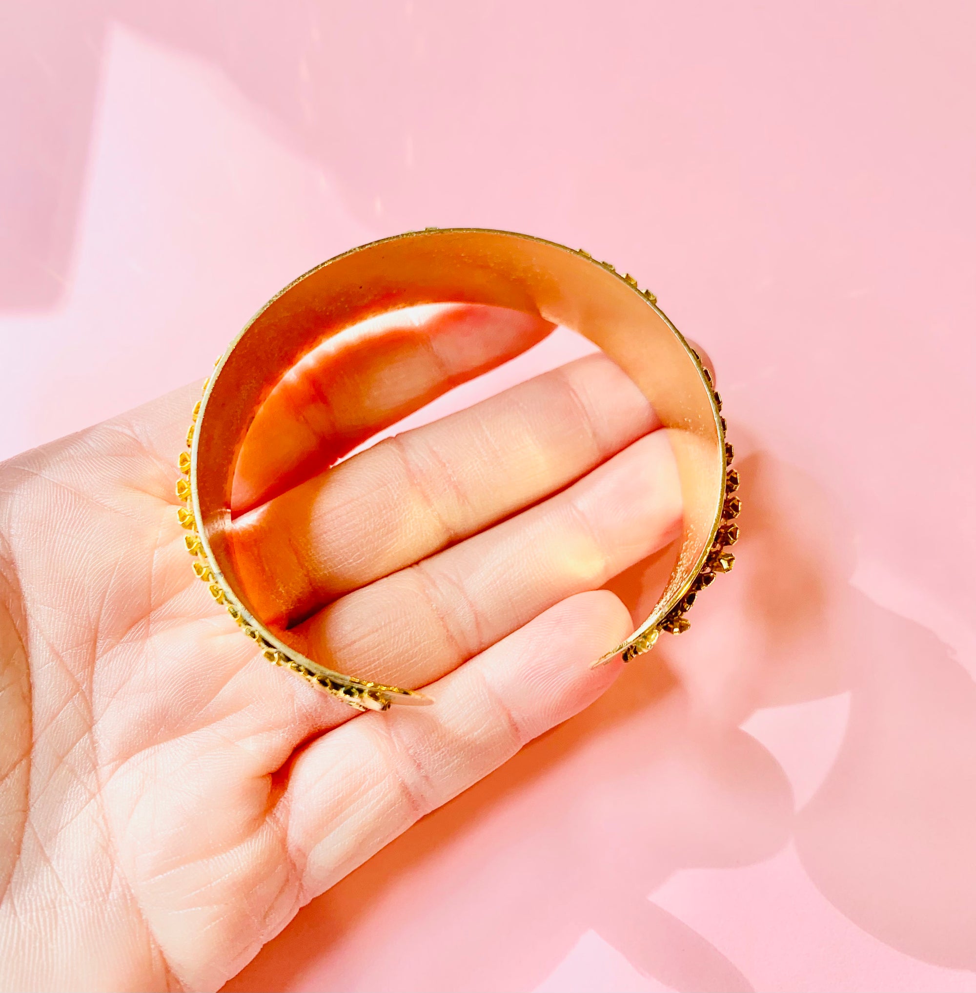 1970s Whiting Davis mesh bangle