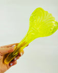 URANIUM GLASS TRUMPET VASE