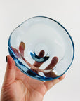 1960s signed Holmegaard glass ashtray