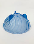 Antique Art Deco footed pressed glass salad/fruit bowl