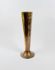 Antique Art Nouveau Beldray vase with floral motif
