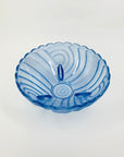 Antique Art Deco footed pressed glass salad/fruit bowl