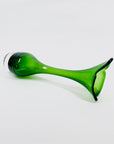 1960s SWEDEISH ASEDA GREEN SOMMERSO TRUMPET VASE