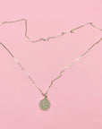 Coin pendant necklace