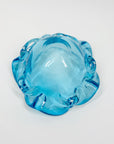 TURQUOISE RUFFLE RIM BOWL