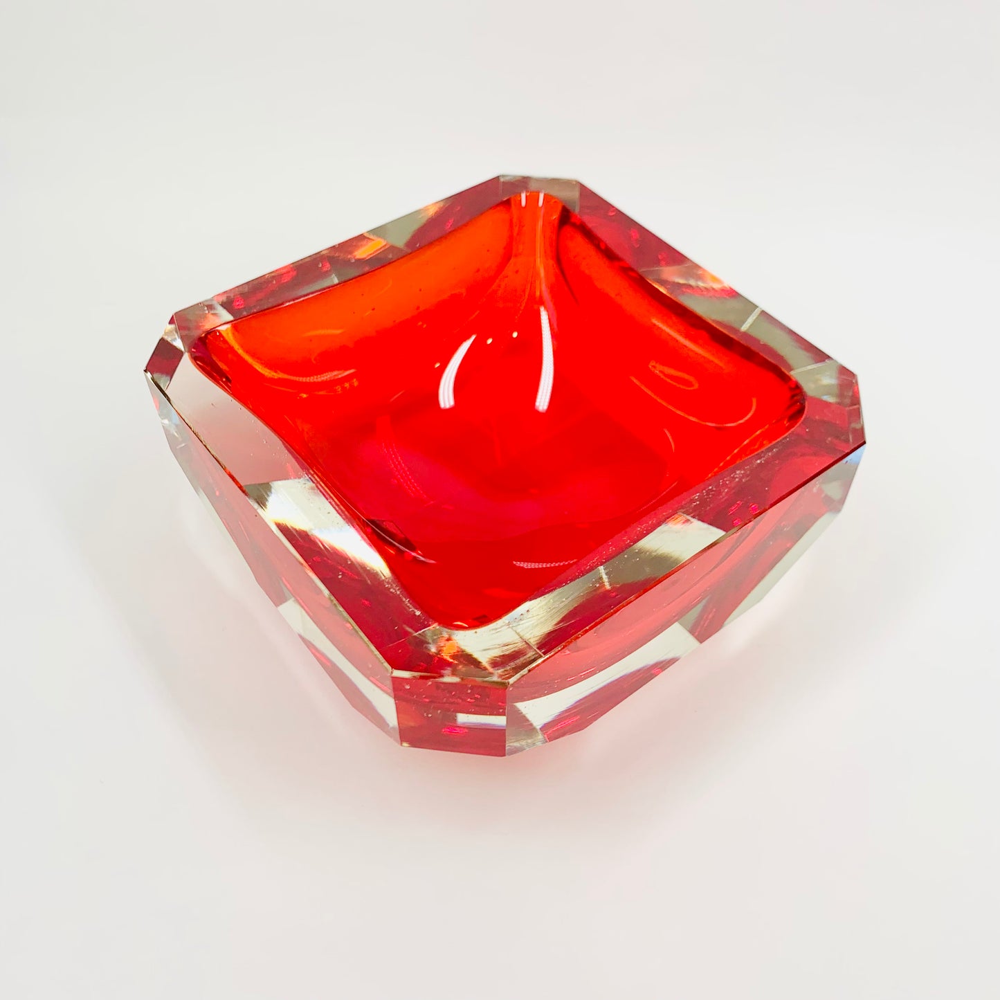 FACETED SQUARE MANDRUZZATO BOWL