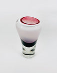 1960s CZECH PINK PURPLE ART GLASS VASE BY JOSEF HOSPODKA