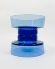 MCM hand made thick cobalt blue glass bowl