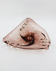 Rare MCM Murano mottled amethyst glass bowl