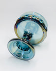 ANTIQUE CARNIVAL GLASS COMPORT