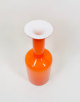 ORANGE GLASS GULVASE