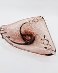 Rare MCM Murano mottled amethyst glass bowl