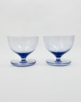 Midcentury purple glass coupe/dessert bowls
