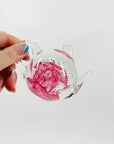 Vintage abstract art glass tea pot paperweight