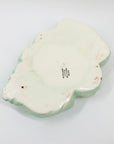 Large Art Deco Pates Australia green lustre pottery trough vase/shell bowl