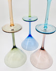 1960s HARLEQUIN MARTINI GLASSES