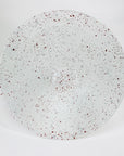 Vintage hand painted speckles satin glass salad bowl