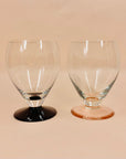 MCM harlequin short stem footed wine glasses