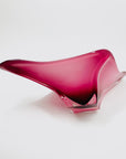 Extremely rare MCM Japanese cased pink sommerso glass bowl