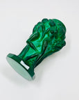 Art Deco H.Hoffmann Bacchantes malachite posy vase