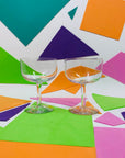 1940s short stem coupe/cocktail glasses