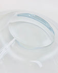 1960s Swedish Strombergshyttan modern glass tear drop bowl