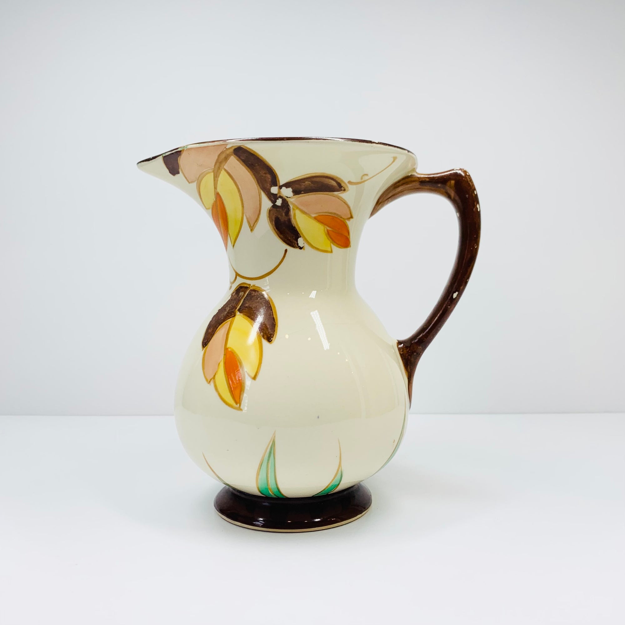 Rare antique Thomas Hughes & Sons hand painted jug