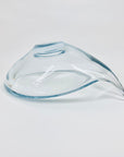 1960s Swedish Strombergshyttan modern glass tear drop bowl