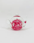 Vintage abstract art glass tea pot paperweight