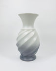 Rare vintage West German grey gradient pottery vase