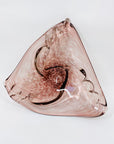 Rare MCM Murano mottled amethyst glass bowl