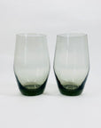 MCM Scandinavian grey glass tumblers