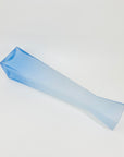 MCM hand made blue satin glass vase