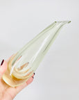 MCM Murano Flavio Poli citrine sommerso glass posy vase