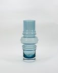 1960s FINNISH BLUE GLASS HOOP VASE BY TAMARA ALADIN FOR RIIHIMAEN LASI