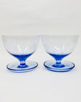 MCM harlequin glass coupe/dessert bowls