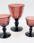 ANTIQUE PEKING AMETHYST GLASSES