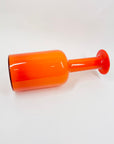 ORANGE GLASS GULVASE
