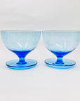 MCM harlequin glass coupe/dessert bowls
