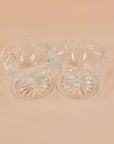 Rare antique Waterford cut crystal dessert bowls/coupe