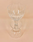 Antique Stuart short stem crystal wine glasses