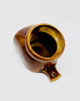 1960s Suffolk Wattlefield brown pottery coffee/tea set