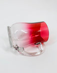 Antique Victorian mouth blown cranberry glass mini jug
