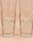 Vintage Italian heavy base twist cocktail glasses