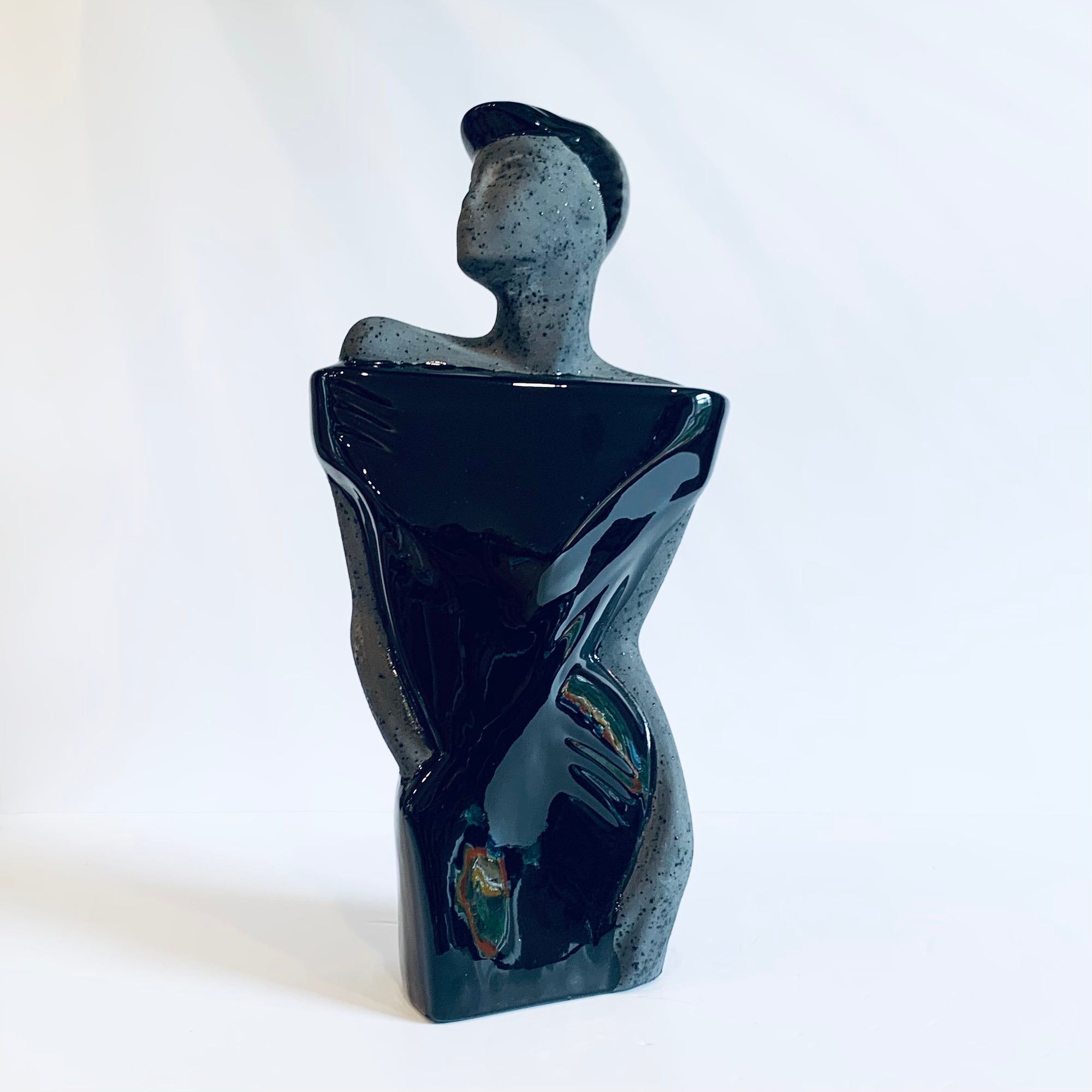 Large 1980s Lindsey B. style porcelain statute