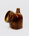 1960s Suffolk Wattlefield brown pottery coffee/tea set
