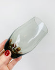 MCM Scandinavian grey glass tumblers